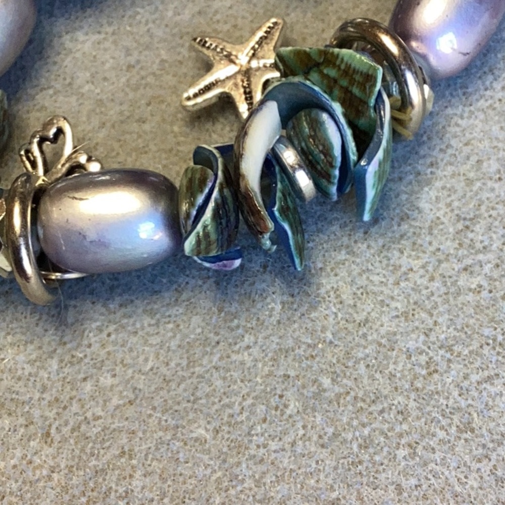 FINAL SALE PRICE 3 Piece Blue & Green Bracelet Set - Picture 8 of 8